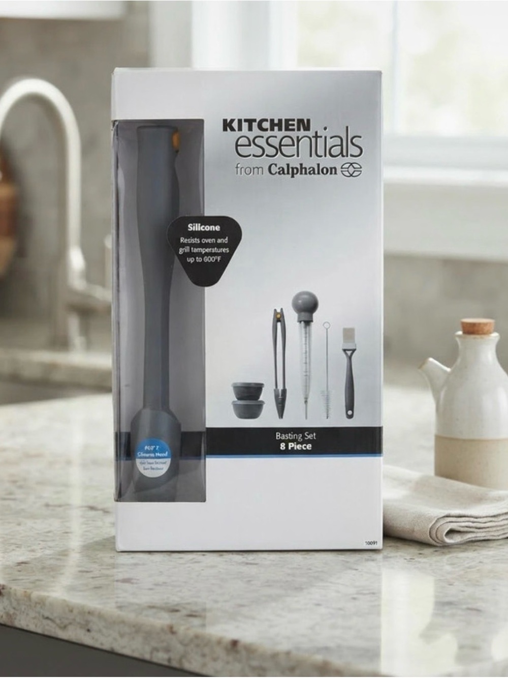Calphalon Gray Silicone Kitchen Basting Set - 8 Piece
